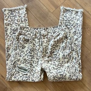 Stylerack leopard jeans worn once